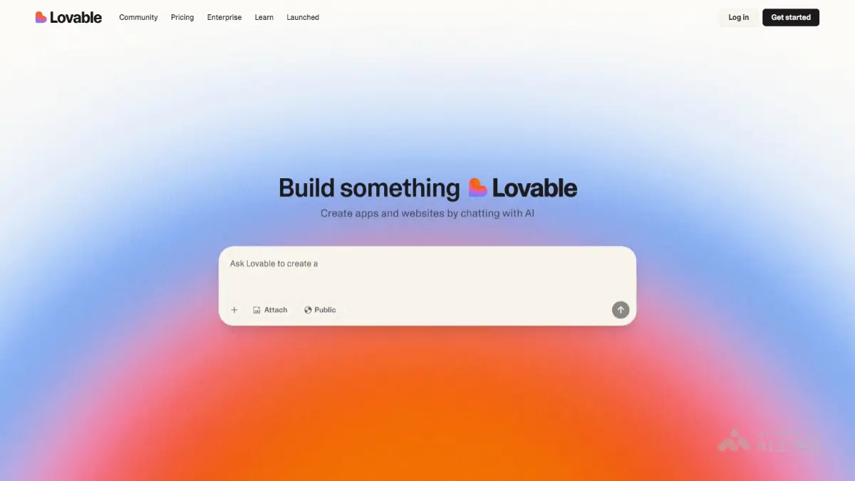 Lovable 截图