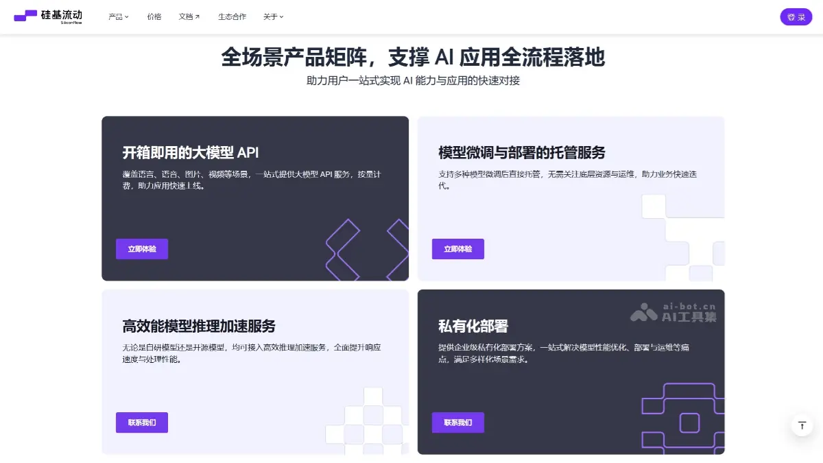 SiliconFlow 截图