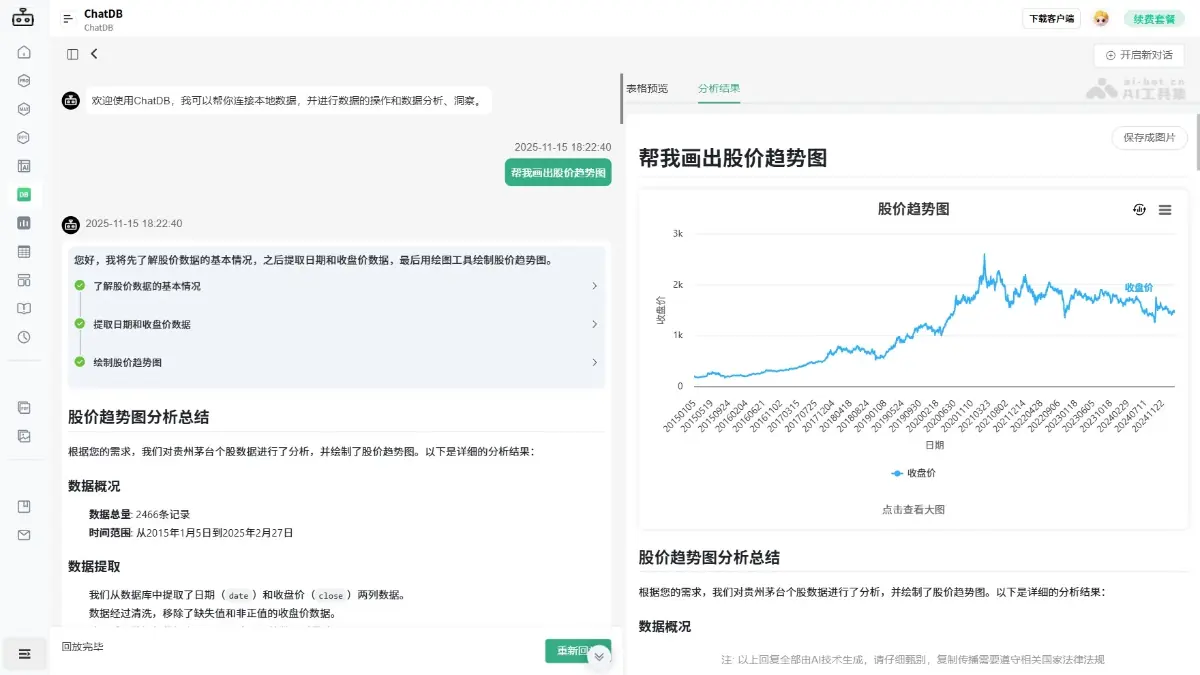 ChatExcel 截图