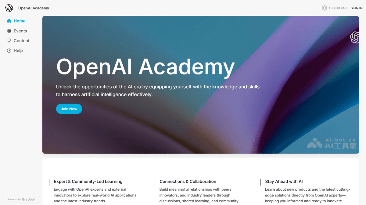 OpenAI Academy 截图
